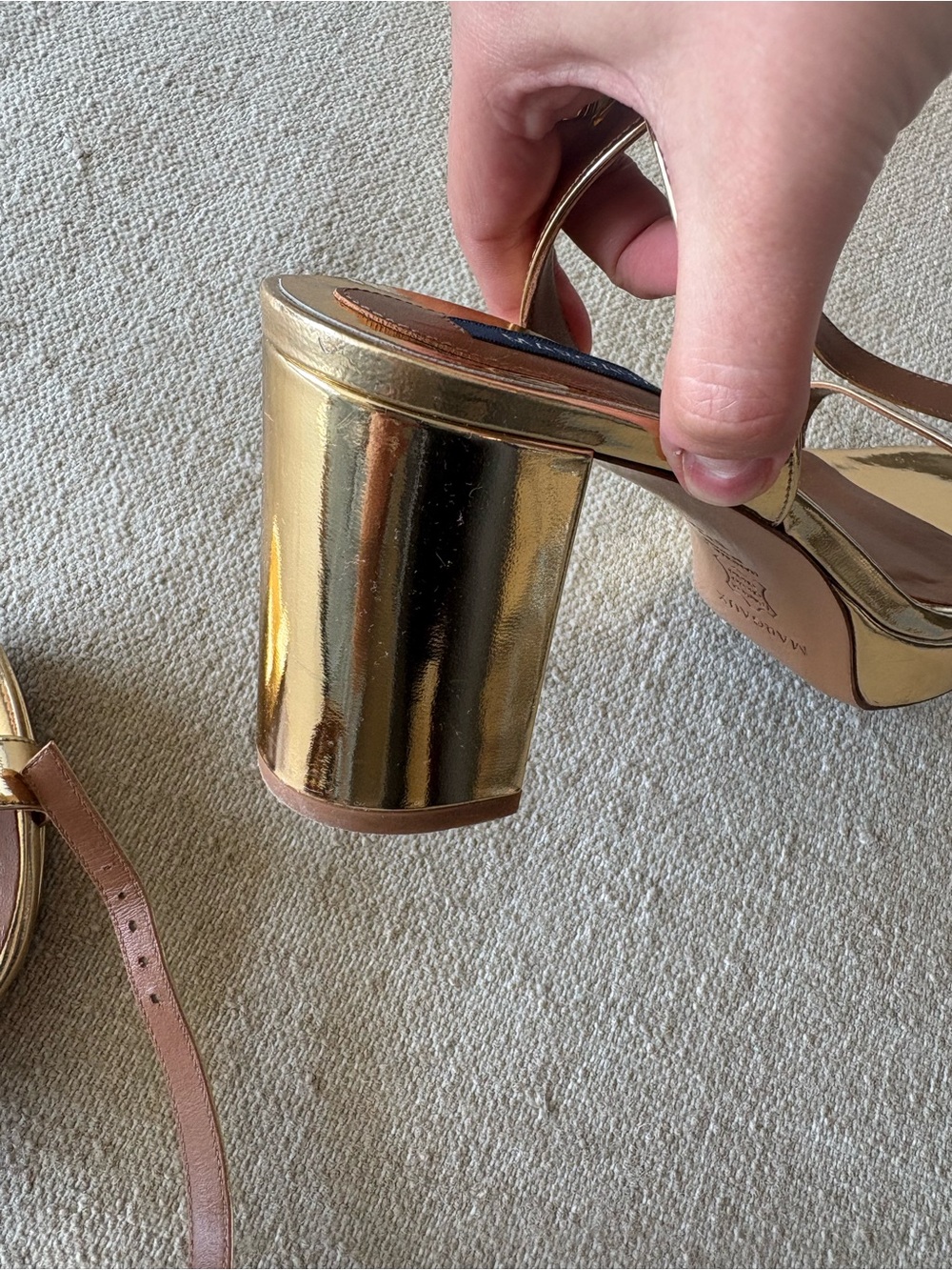 Margaux “The Stella” Gold Platform Heel, 37.5 - Picture 8 of 9